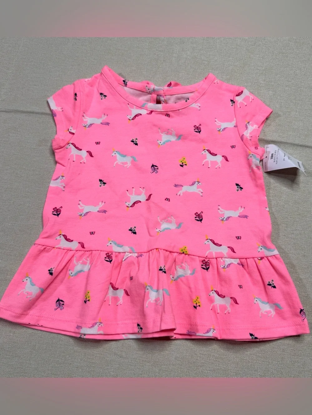 Girls 18-24 month Clothing Bundle Lot Carter’s Cat & Jack OshKosh NWT 8 Pc